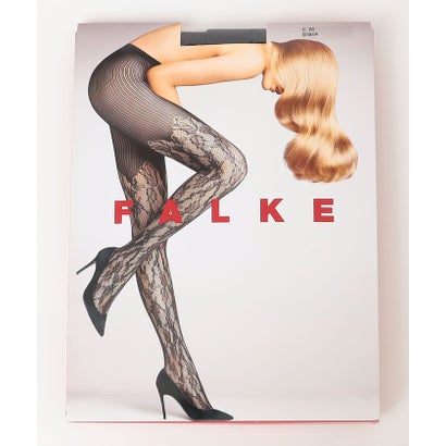 カランシエル quaranciel FALKE: HOLLY TIGHTS レース ホリー タイツ （ブラック）｜詳細画像