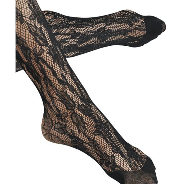 FALKE: HOLLY TIGHTS レース ホリー タイツ （ブラック）