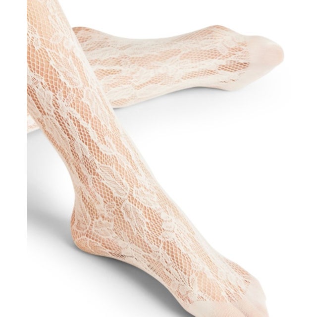FALKE: HOLLY TIGHTS レース ホリー タイツ （オフホワイト）