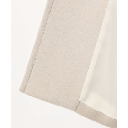 カランシエル quaranciel 《一部追加予約》PURE WOOL スタンド & ステンカラー ロング コート （キャメル）｜詳細画像