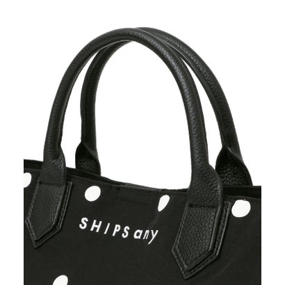 SHIPS any: A4 ドット 2WAY トートバッグ （ブラック）｜詳細画像