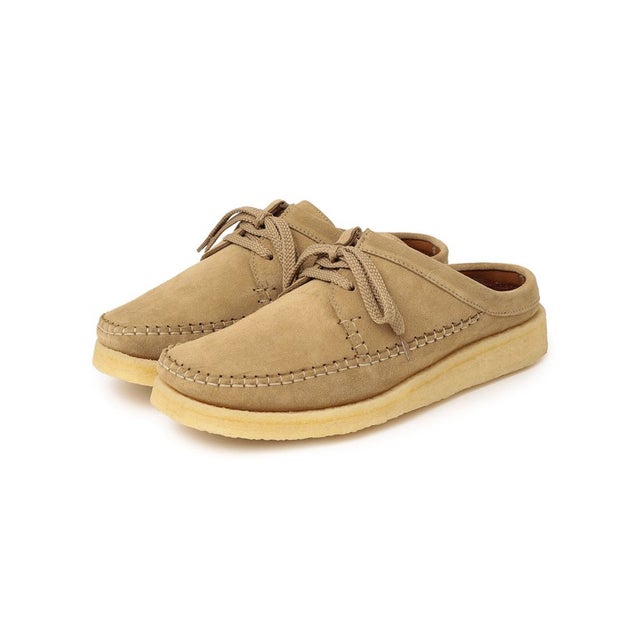 【SHIPS any別注】Padmore&Barnes: Willow ミュール モカシン◇ （ベージュ）