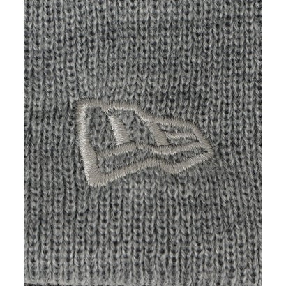 NEW ERA: ミニ ロゴ 刺繍 ニットキャップ （グレー）｜詳細画像