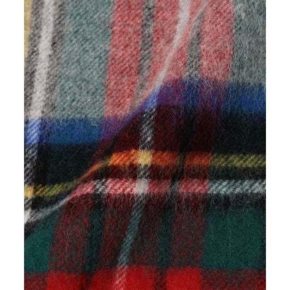 TWEED MILL: チェック ストール 25AW （ライトグレー）｜詳細画像