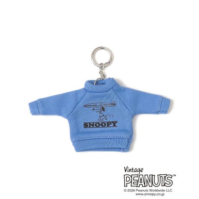 【SHIPS any別注】PEANUTS / SNOOPY スウェット モチーフ チャーム （ブルー）｜詳細画像