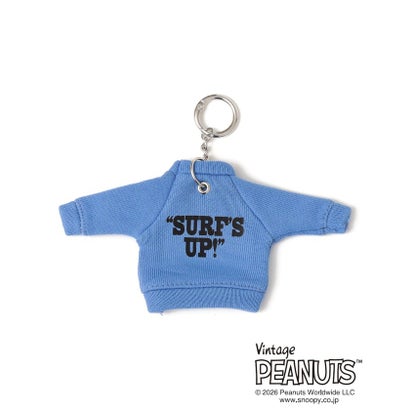 【SHIPS any別注】PEANUTS / SNOOPY スウェット モチーフ チャーム （ブルー）｜詳細画像