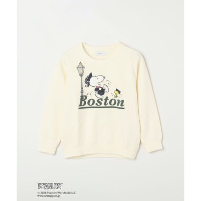 SNOOPY コラボ アメリカン ロケーション グラフィック プリント スウェット （ホワイト）｜詳細画像