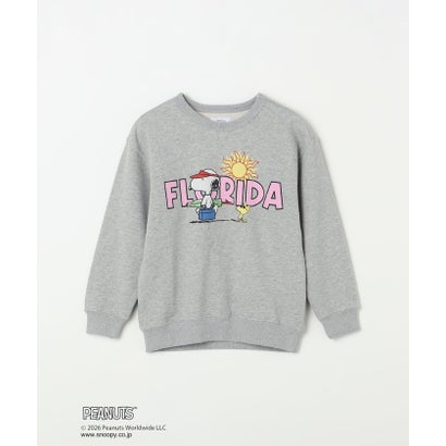 SNOOPY コラボ アメリカン ロケーション グラフィック プリント スウェット （グレー）｜詳細画像