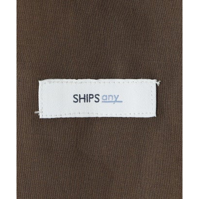 SHIPS any:〈手洗い可能〉ウール混 クリース アンクル テーパード イージーパンツ(セットアップ対応)◆ （ネイビー）｜詳細画像