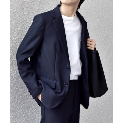 シップス エニィ SHIPS any 〈撥水/手洗い可能〉CALNAVA(R) オールシーズン セットアップ ジャケット & イージーパンツ◆ （チャコールグレー）｜詳細画像