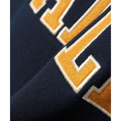 RUSSELL ATHLETIC: 〈洗濯機可能〉プロコットン ロゴプリント クルーネック スウェット （ネイビー）｜詳細画像