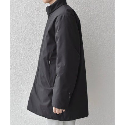 【WEB限定】〈撥水/防風等〉多機能  スタンドカラー ハーフ ダウン コート◆ （ネイビー）｜詳細画像