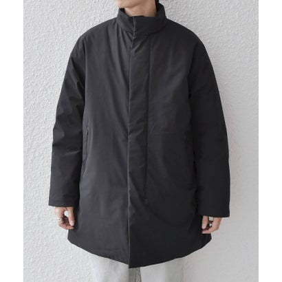 【WEB限定】〈撥水/防風等〉多機能  スタンドカラー ハーフ ダウン コート◆ （ブラック）｜詳細画像