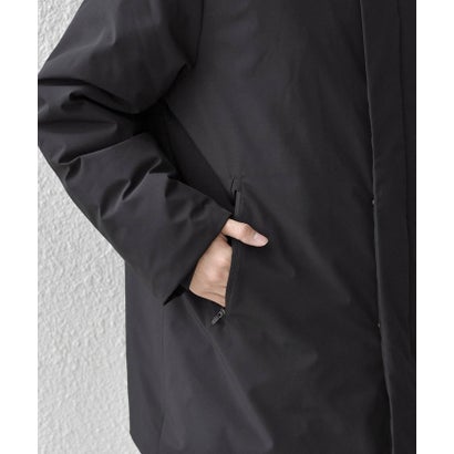 【WEB限定】〈撥水/防風等〉多機能  スタンドカラー ハーフ ダウン コート◆ （ブラック）｜詳細画像