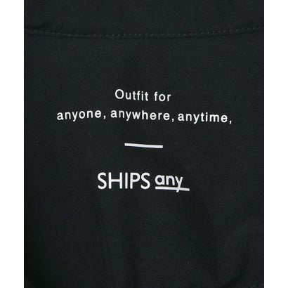 シップス エニィ SHIPS any 【WEB限定】〈撥水/防風等〉多機能  スタンドカラー ハーフ ダウン コート◆ （チャコールグレー）｜詳細画像