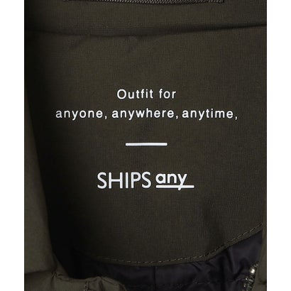 シップス エニィ SHIPS any 〈撥水/防風等〉多機能 ワッシャーナイロン ステンカラー ダウン コート◆ （ブラック）｜詳細画像