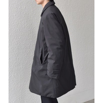 〈撥水/防風等〉多機能 ワッシャーナイロン ステンカラー ダウン コート◆ （ブラック）｜詳細画像