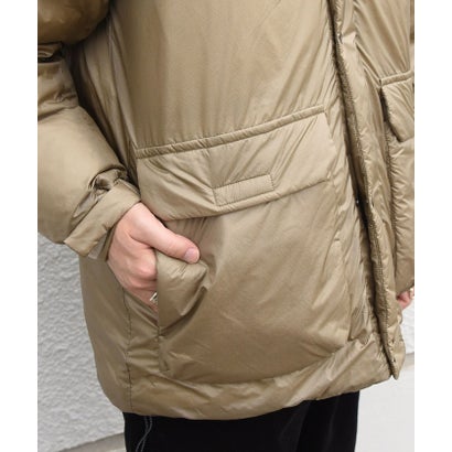 シップス エニィ SHIPS any 〈撥水/防風〉PERTEX(R) × PRIMALOFT(R) フード ブルゾン◆ （ベージュ）｜詳細画像