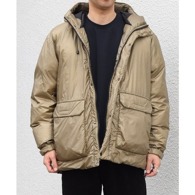 〈撥水/防風〉PERTEX(R) × PRIMALOFT(R) フード ブルゾン◆ （ベージュ）