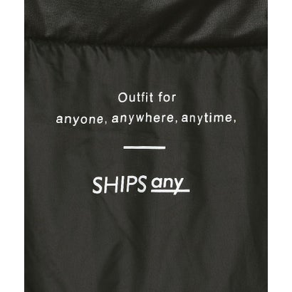シップス エニィ SHIPS any 〈撥水/防風〉PERTEX(R) × PRIMALOFT(R) スタンドカラー ショート ブルゾン◆ （ブラック）｜詳細画像
