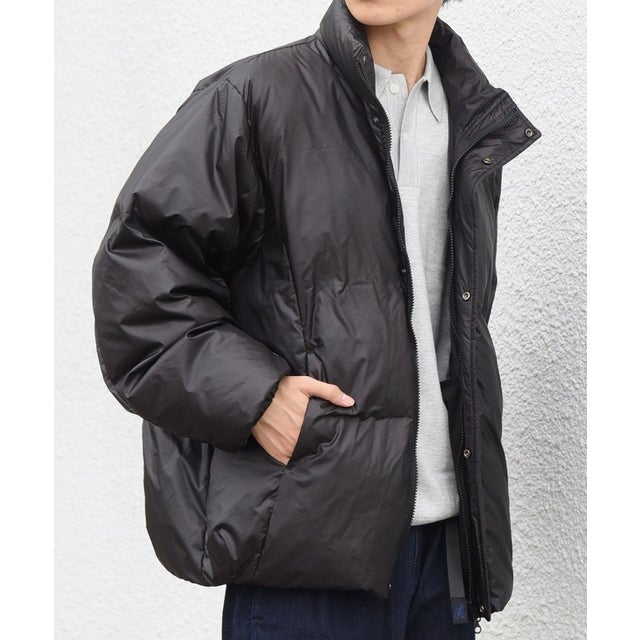 〈撥水/防風〉PERTEX(R) × PRIMALOFT(R) スタンドカラー ショート ブルゾン◆ （ブラック）