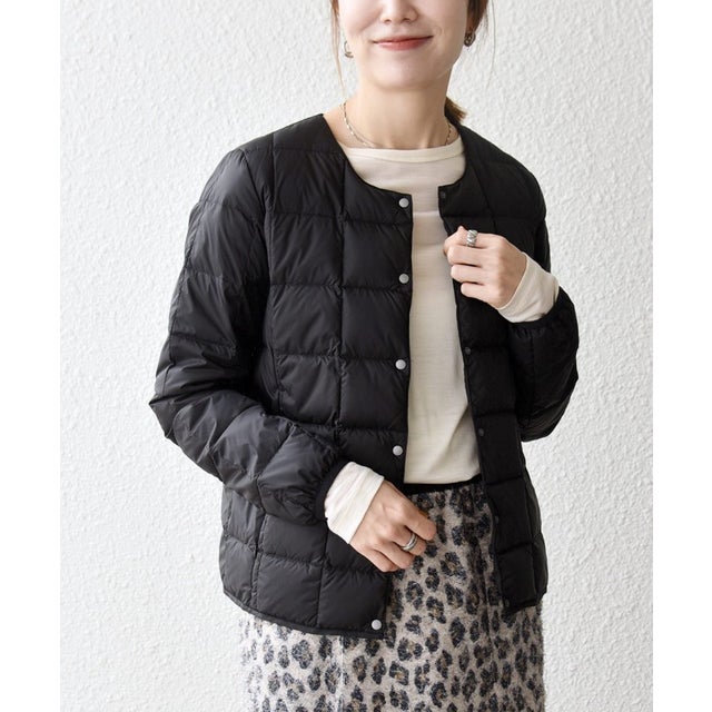 TAION:〈手洗い可能〉インナー ショート ダウン ジャケット 25AW （ブラック）
