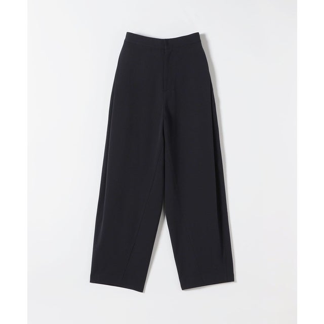 〈洗濯機可能〉裏起毛 バルーン テーパード パンツ［NAVY BLUE］ （ネイビー）