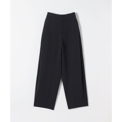 〈洗濯機可能〉裏起毛 バルーン テーパード パンツ［NAVY BLUE］ （グレー）｜詳細画像