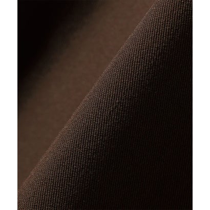 〈洗濯機可能〉ワイド カーブ タック パンツ （ブラック）｜詳細画像