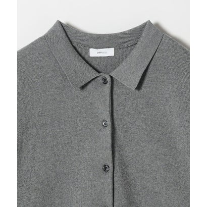 《予約》【WEB限定】〈手洗い可能〉ニット シャツ × タイトスカート セットアップ （ブラック）｜詳細画像