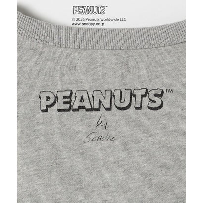 【SHIPS any別注】〈洗濯機可能〉PEANUTS / SNOOPY グラフィック プリント スウェット （ライトグレー）｜詳細画像