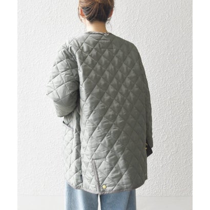 シップス エニィ SHIPS any Traditional Weatherwear: ARKLEY Aライン ミドル ノーカラー コート （ブラウン）｜詳細画像