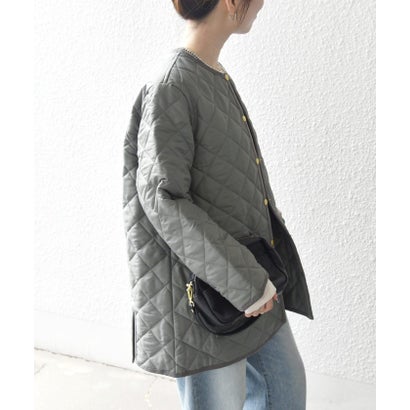 シップス エニィ SHIPS any Traditional Weatherwear: ARKLEY Aライン ミドル ノーカラー コート （ブラウン）｜詳細画像