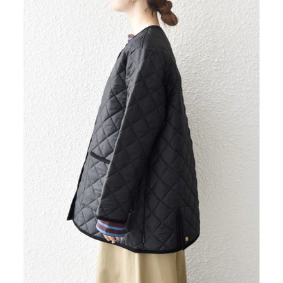 シップス エニィ SHIPS any Traditional Weatherwear: ARKLEY Aライン ミドル ノーカラー コート （ブラウン）｜詳細画像