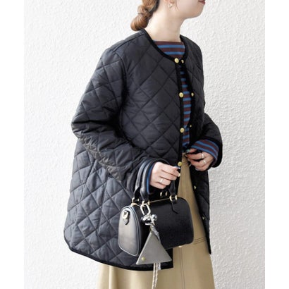 シップス エニィ SHIPS any Traditional Weatherwear: ARKLEY Aライン ミドル ノーカラー コート （ブラウン）｜詳細画像