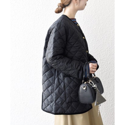 シップス エニィ SHIPS any Traditional Weatherwear: ARKLEY Aライン ミドル ノーカラー コート （ブラウン）｜詳細画像