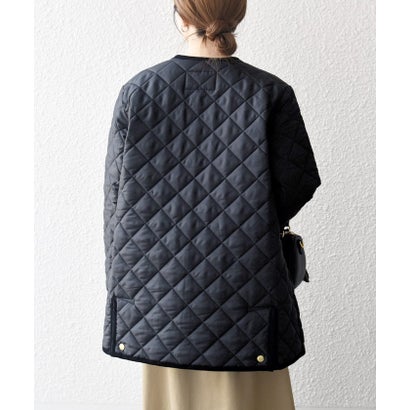 シップス エニィ SHIPS any Traditional Weatherwear: ARKLEY Aライン ミドル ノーカラー コート （ブラウン）｜詳細画像