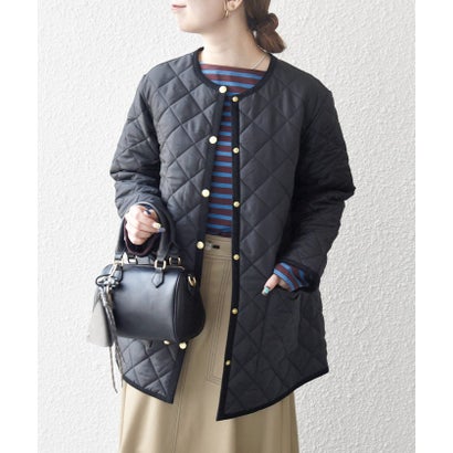 シップス エニィ SHIPS any Traditional Weatherwear: ARKLEY Aライン ミドル ノーカラー コート （ブラウン）｜詳細画像