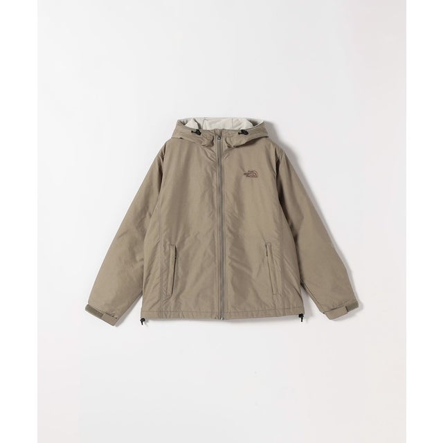 THE NORTH FACE:〈洗濯機可能〉ショート コンパクト 裏起毛 ジャケット （ベージュ）