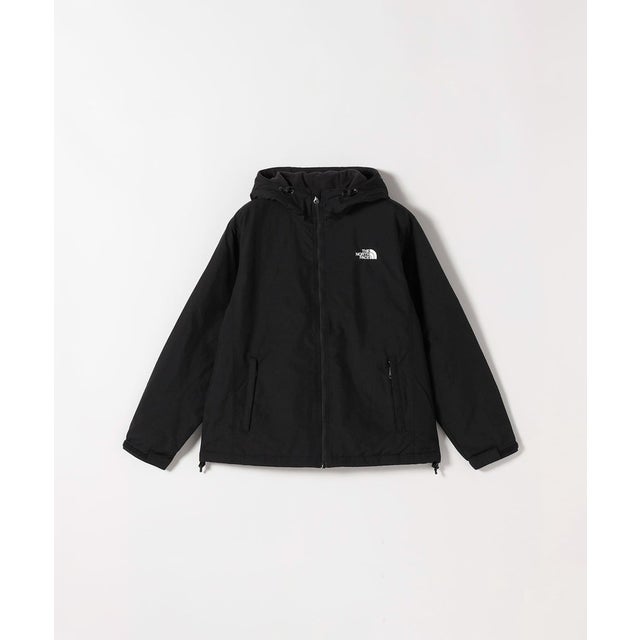 THE NORTH FACE:〈洗濯機可能〉ショート コンパクト 裏起毛 ジャケット （ブラック）