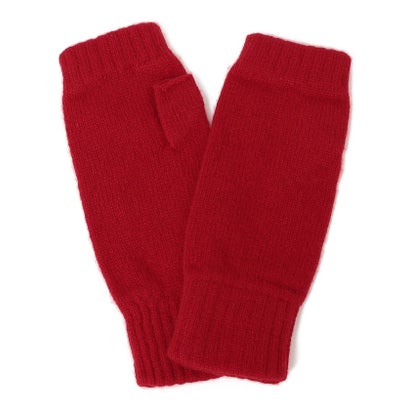 シップス エニィ SHIPS any COSY: フィンガーレス ニット グローブ （レッド）｜詳細画像