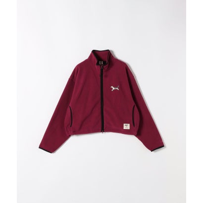 シップス エニィ SHIPS any Collegiate Pacific:〈手洗い可能〉ジップ フリース ジャケット （レッド）｜詳細画像