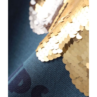 100～130cm /〈手洗い可能〉スパンコール 刺繍 スウェット （ピンク）｜詳細画像