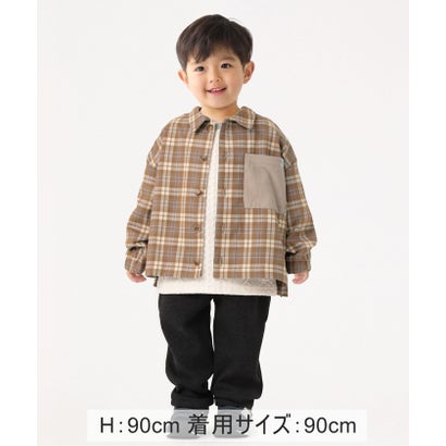 80～130cm /〈洗濯機可能〉裏起毛 サルエルパンツ◇ （レッド）｜詳細画像