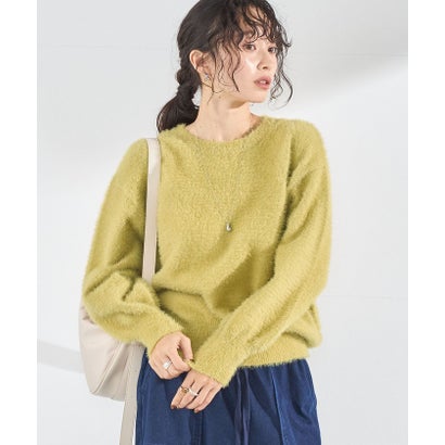 シップスカラーズ SHIPS Colors SHIPS Colors:〈手洗い可能〉シャギー クルーネック ニット （ダークグレー）｜詳細画像