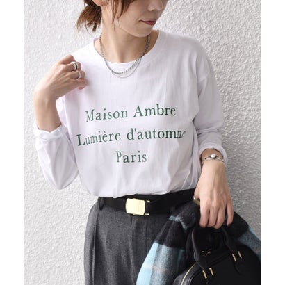 シップスカラーズ SHIPS Colors 〈洗濯機可能〉レタリング ロゴ プリント TEE （グリーン）｜詳細画像