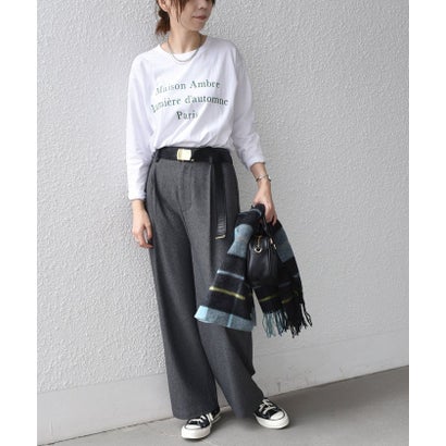 シップスカラーズ SHIPS Colors 〈洗濯機可能〉レタリング ロゴ プリント TEE （グリーン）｜詳細画像