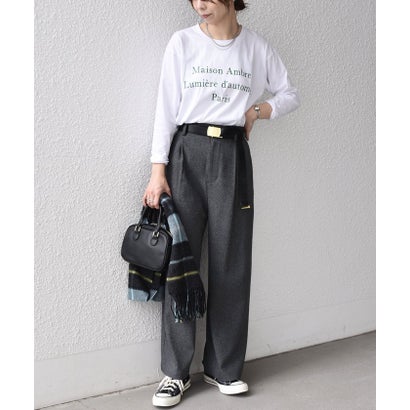 シップスカラーズ SHIPS Colors 〈洗濯機可能〉レタリング ロゴ プリント TEE （ブラック）｜詳細画像