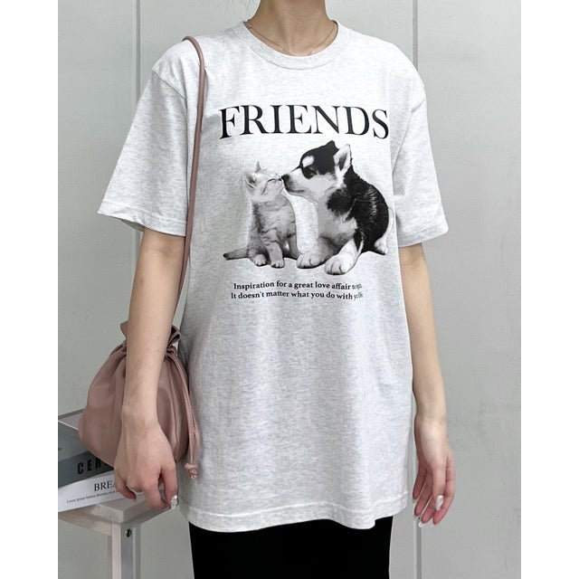 
                    FRIENDS シートプリントTシャツ （オートミール）