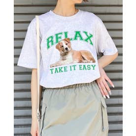 RELAX シートプリントTシャツ （オートミール）